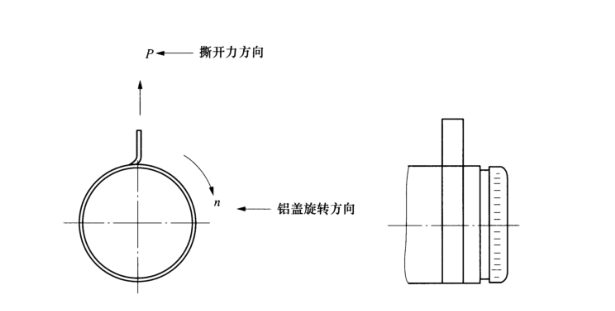 撕開(kāi)力裝置圖